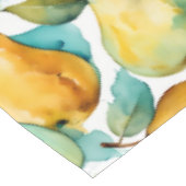 Nappe Art aquarelle poires (Angle)