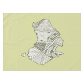 Nappe Art carte australien (Devant (Horizontal))