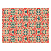 Nappe Art de fleurs abstrait boho (Devant (Horizontal))