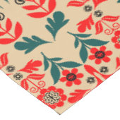 Nappe Art de fleurs abstrait boho (Angle)