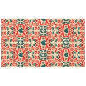 Nappe Art de fleurs abstrait boho (Devant (Horizontal))