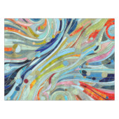 Nappe Art de mosaïque Abstraite géométrique colorée (Devant (Horizontal))