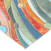 Nappe Art de mosaïque Abstraite géométrique colorée (Angle)