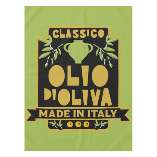 Nappe Art de mur d'huile d'olive italienne (Devant)