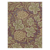 Nappe Art de vigne rouge vert William Morris (Devant)
