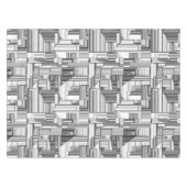 Nappe Art déco noir et blanc (Devant (Horizontal))