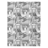 Nappe Art déco noir et blanc (Devant)