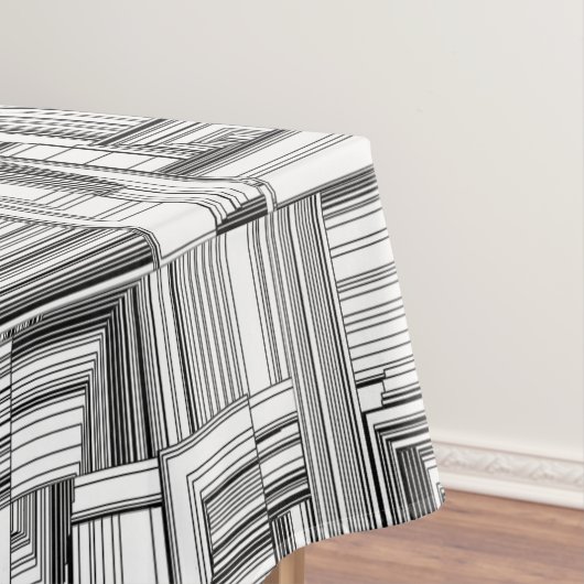 Nappe Art déco noir et blanc (In Situ)