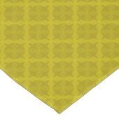 Nappe Art déco olive verte géométrique (Angle)