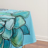 Nappe Art floral d'arrière - plan bleu (In Situ)