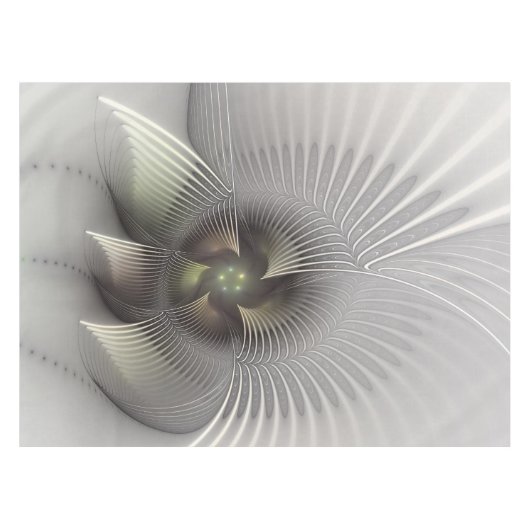 Nappe Art fractal Abstrait moderne en 3D (Devant (Horizontal))