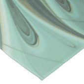 Nappe Art fractal de fleurs de fantaisie vert sauge abst (Angle)