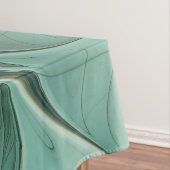 Nappe Art fractal de fleurs de fantaisie vert sauge abst (In Situ)