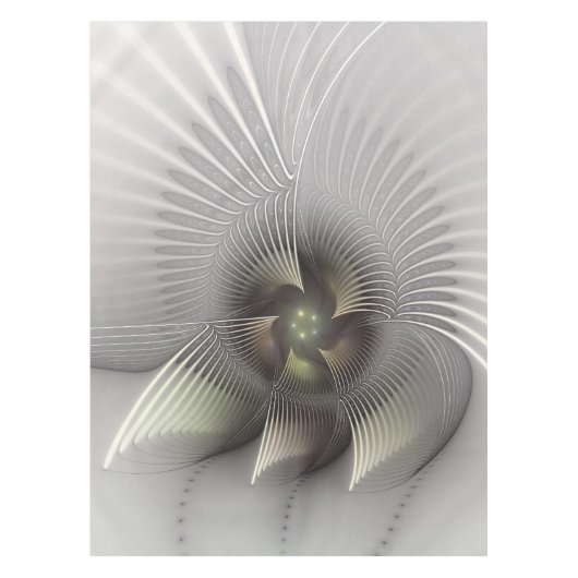 Nappe Art fractal de forme 3D abstraite moderne (Devant)