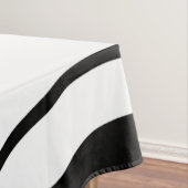 Nappe Art géométrique Abstrait noir et blanc (In Situ)