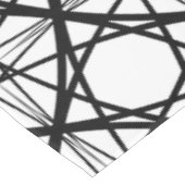 Nappe Art géométrique noir et blanc (Angle)