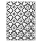 Nappe Art géométrique noir et blanc (Devant)
