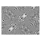 Nappe Art géométrique noir et blanc 12 (Devant (Horizontal))