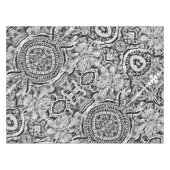 Nappe Art Géométrique Noir Et Blanc 15 (Devant (Horizontal))