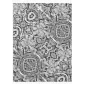 Nappe Art Géométrique Noir Et Blanc 15 (Devant)