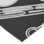 Nappe Art géométrique noir et blanc 4 (Angle)