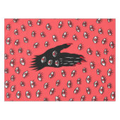 Nappe Art gothique d'Halloween - Yeux Éffrayants à main  (Devant (Horizontal))
