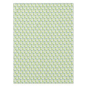 Nappe Art Nouveau bleu Ipomoea papier peint fleuri damé (Devant)