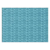 Nappe Art nouveau Carnation Damask, Indigo et Sky Blue (Devant (Horizontal))