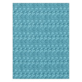 Nappe Art nouveau Carnation Damask, Indigo et Sky Blue (Devant)