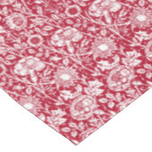Nappe Art Nouveau Carnation Damask, rouge et blanc (Angle)