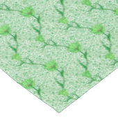 Nappe Art Nouveau Tulip Damask, Emerald Green (Angle)