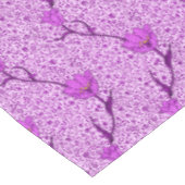 Nappe Art Nouveau Tulip Damask, Violet et Orchidée (Angle)