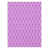 Nappe Art Nouveau Tulip Damask, Violet et Orchidée (Devant)