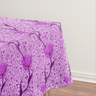 Nappe Art Nouveau Tulip Damask, Violet et Orchidée