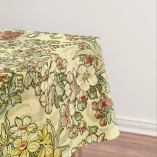 Nappe Art Nouveau vintage Motif Floral Mucha