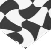 Nappe art optique noir et blanc (Angle)