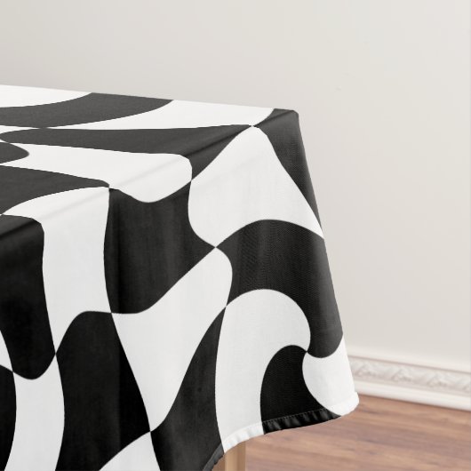 Nappe art optique noir et blanc (In Situ)