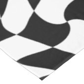 Nappe art optique noir et blanc (Angle)