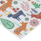 Nappe Art populaire scandinave Boho nordique Motif moder (Angle)