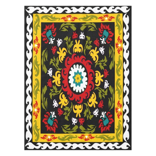 Nappe Art populaire, suzani (Devant)