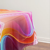 NAPPE ART PSYCHÉDÉLIQUE ABSTRAIT ÉLÉGANT ET MODERNE (In Situ)