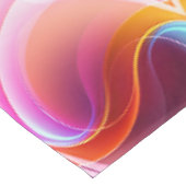 NAPPE ART PSYCHEDELIQUE ABSTRAIT MODERNE ÉLÉGANT (Angle)