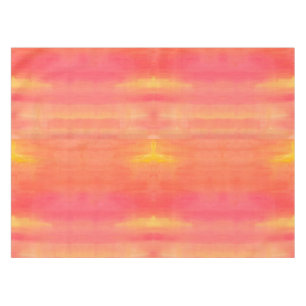 Nappe Art Solénoïde-Jaune et orange d'aquarelle d'ombr