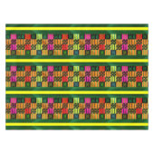Nappe Art Tribal Abstrait africain (Devant (Horizontal))