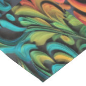 Nappe Art vibrant tourbillon multicolore (Angle)