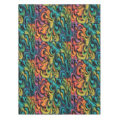 Nappe Art vibrant tourbillon multicolore (Devant)
