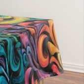 Nappe Art vibrant tourbillon multicolore (In Situ)