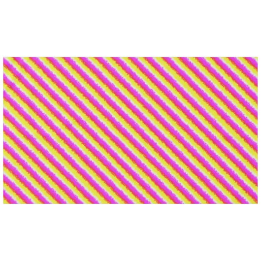 Nappe Artdeco rose Jaune Artdeco Arc-en-ciel rayures (Devant (Horizontal))