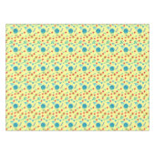 Nappe Artist Chic aquarelle jaune imprimé floral (Devant (Horizontal))