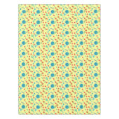 Nappe Artist Chic aquarelle jaune imprimé floral (Devant)